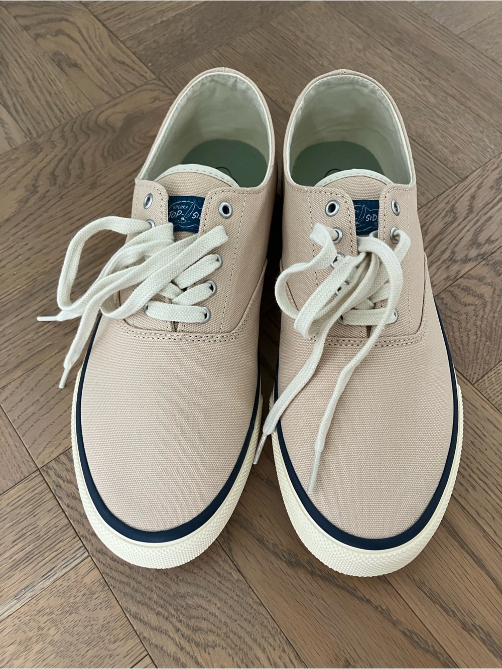NWT Sperry Men's Classic CVO Sneakers in Light Beige Size 10 Medium